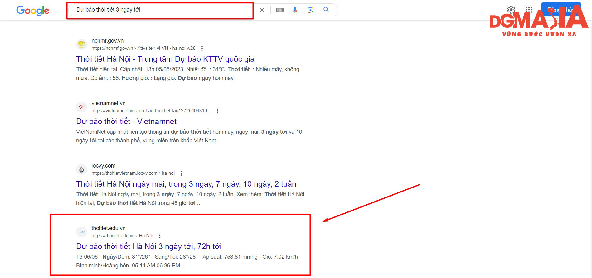 Sau khi lọc những trang báo điện tử, chúng ta sẽ lấy website thoitiet.edu.vn để làm ví dụ nghiên cứu từ khóa của đối thủ Sau khi lọc những trang báo điện tử, chúng ta sẽ lấy website thoitiet.edu.vn để làm ví dụ nghiên cứu từ khóa của đối thủ