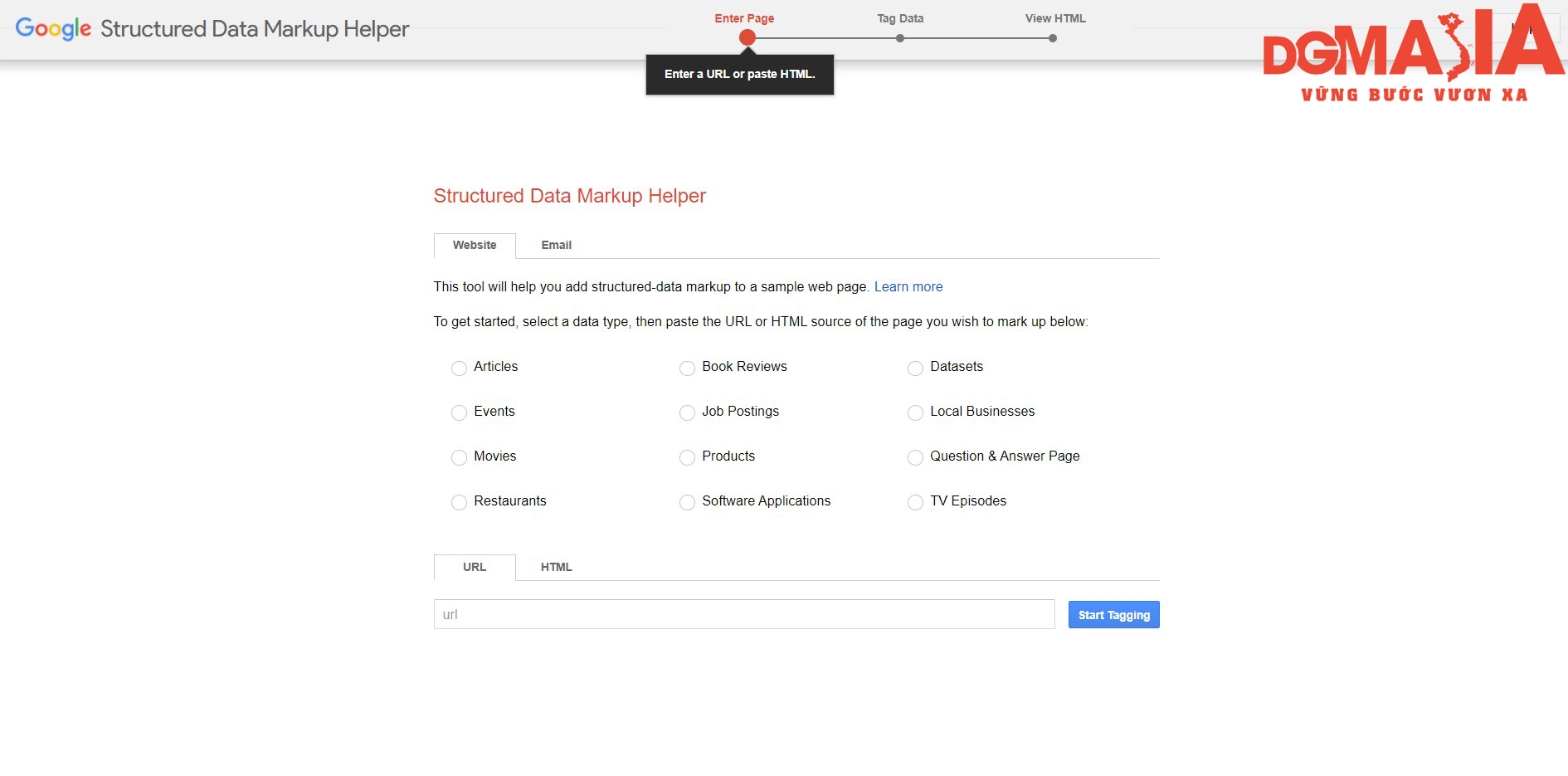 Google Structured Data Markup Helper là công cụ hỗ trợ tạo Schema vô cùng dễ sử dụng Google Structured Data Markup Helper là công cụ hỗ trợ tạo Schema vô cùng dễ sử dụng