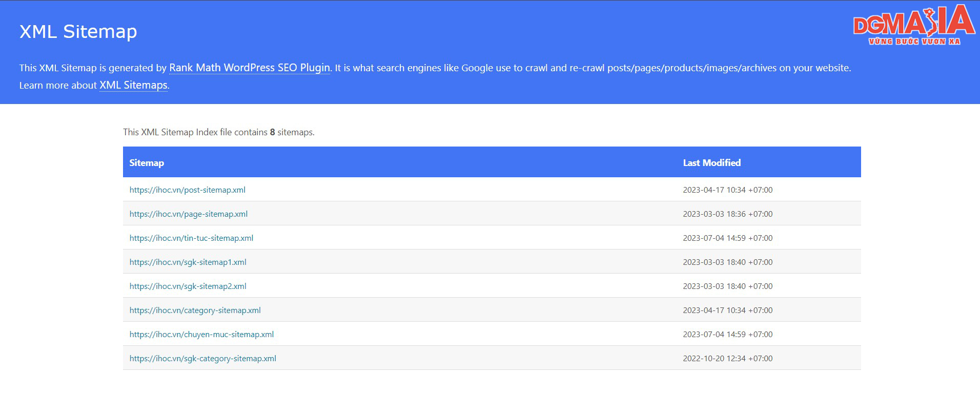 Hiện nay, ngày tạo và hết hạn của trang web đã được đọc từ file sitemap.xml nên thẻ date/expiration đã không còn hữu dụng