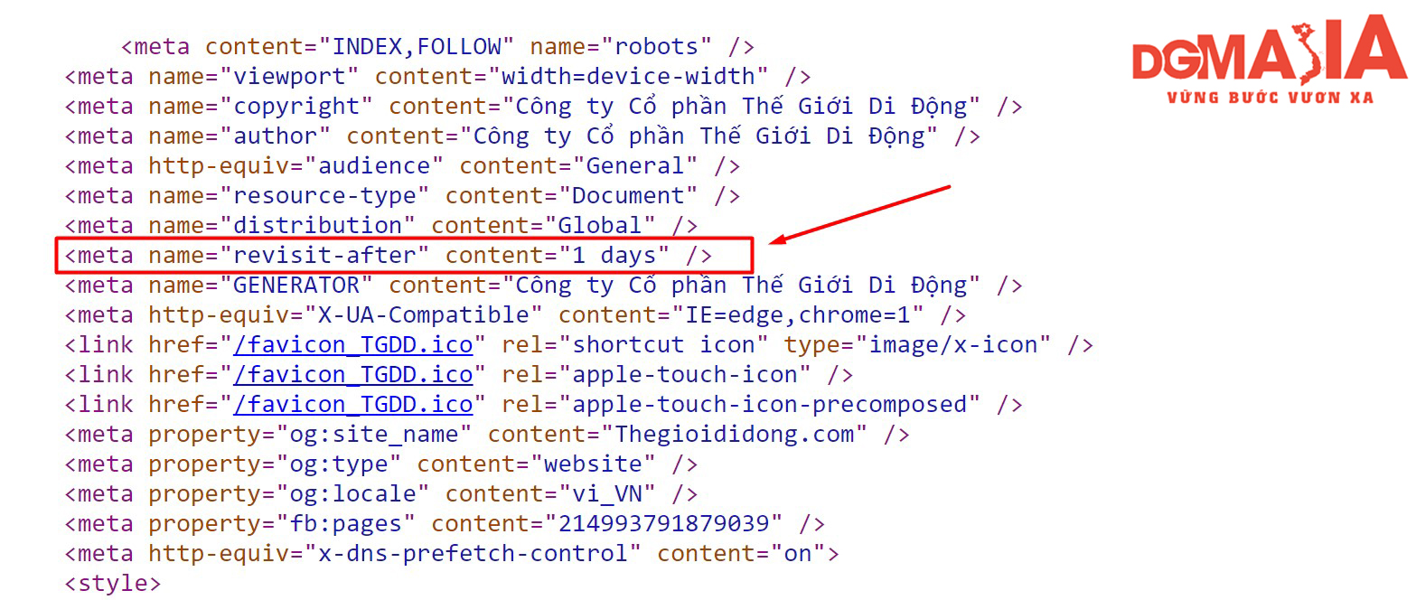 Meta Revisit After là thẻ hiện nay đã không còn quan trọng trong SEO