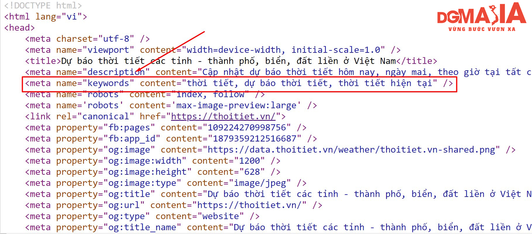 Việc sử dụng thẻ Meta Keywords hiện nay có thể bị xem là spam
