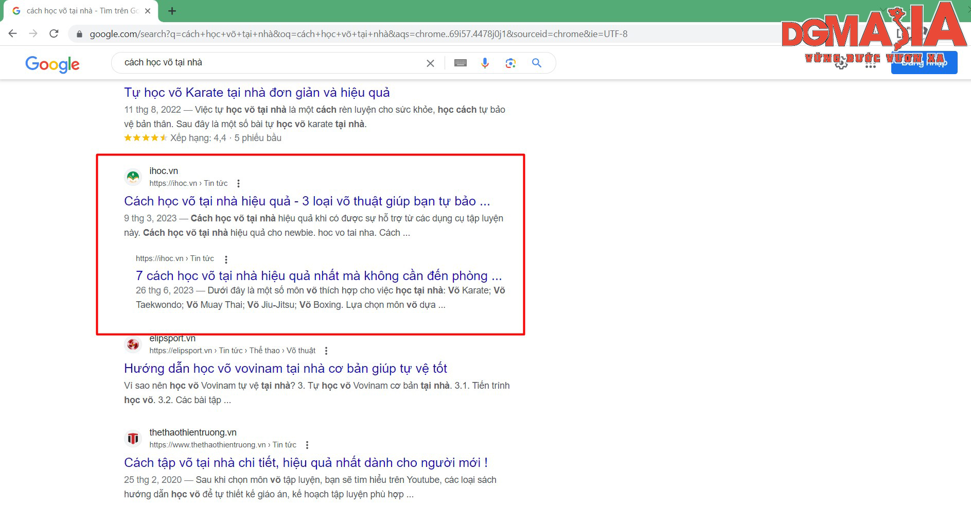 Ăn thịt từ khóa là hiện tượng có hai hoặc nhiều bài viết trên một website cùng được xếp hạng cho một truy vấn trên Google