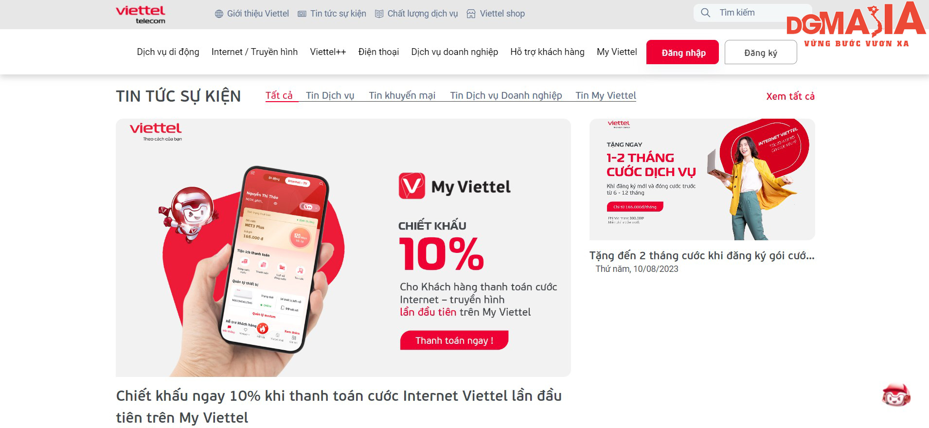 Không chỉ ở Việt Nam, hiện nay, Viettel đã là một doanh nghiệp theo mô hình dịch vụ cung cấp lớn tại Đông Nam Á