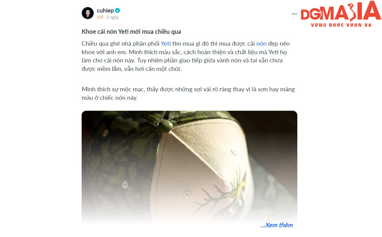 Một bài viết chia sẻ trải nghiệm sử dụng sản phẩm trên một Blog cá nhân Một bài viết chia sẻ trải nghiệm sử dụng sản phẩm trên một Blog cá nhân