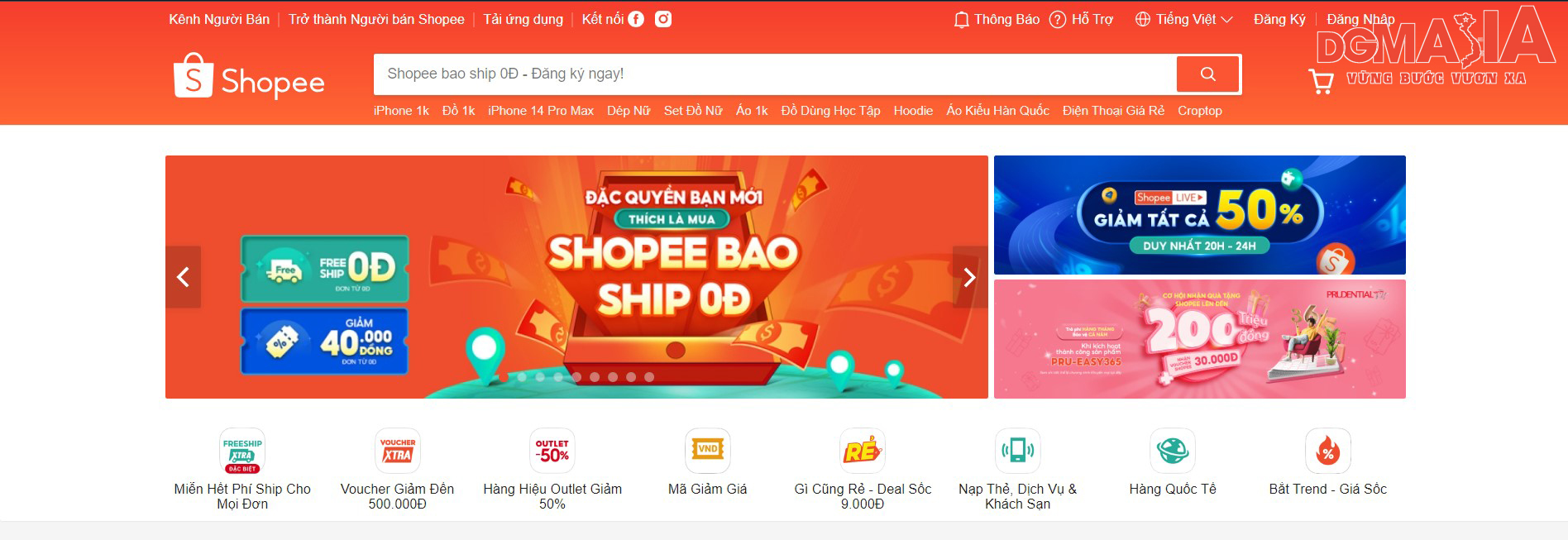 Shopee chính là mô hình Thương mại điện tử thành công nhất hiện nay tại Việt Nam