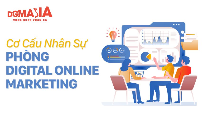 cơ cấu nhân sự phòng digital marketing online