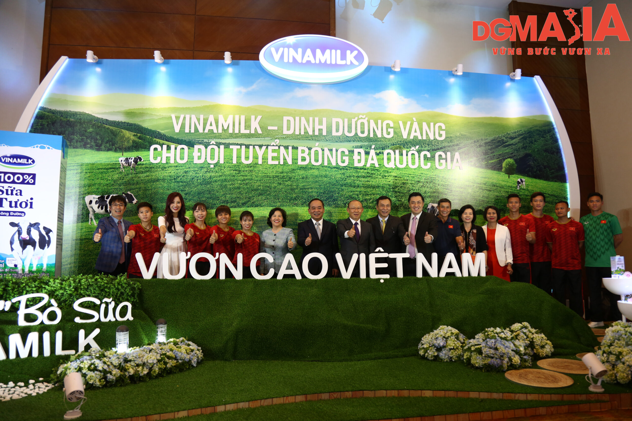 Nhờ vào nguồn lực tài chính của mình, Vinamilk đã tài trợ cho nhiều hoạt động thể thao để nâng cao độ phủ sóng thương hiệu